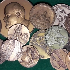 Настольные медали (СССР, Россия)