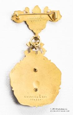 Знак RMIB 1946. STEWARD ROYAL MASONIC INSTITUTION FOR BOYS.  – Королевский Масонский институт для мальчиков.