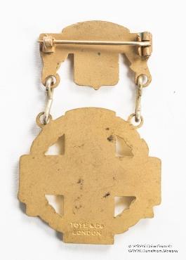 Знак RMIB 1955. STEWARD ROYAL MASONIC INSTITUTION FOR BOYS.  – Королевский Масонский институт для мальчиков.