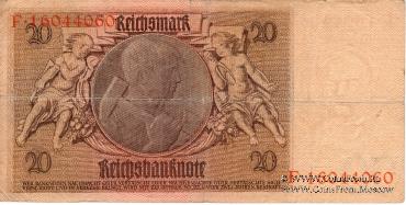 20 рейхсмарок 1929 г.