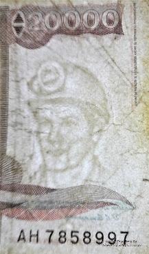 20.000 динар 1987 г.