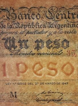 1 песо 1947 г.