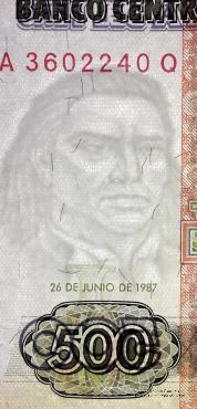 500 инти 1987 г.