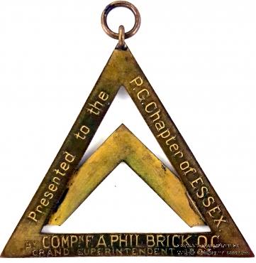 Должностной знак офицера Королевской Арки ASSISTANT SOJOURNER