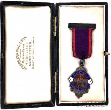 Знак  EQUITABLE FRIENDLY SOCIETY - РАВНОПРАВНОЕ ДРУЖЕСКОЕ ОБЩЕСТВО (В короб-ке).