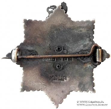 Знак RMIG 1927. STEWARD ROYAL MASONIC INSTITUTION FOR GIRLS – Королевский Масонский институт для девочек.