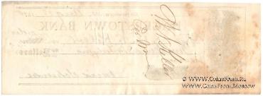 Банковский чек 1875 г.