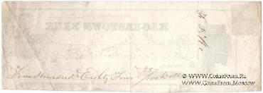 Банковский чек 1874 г.