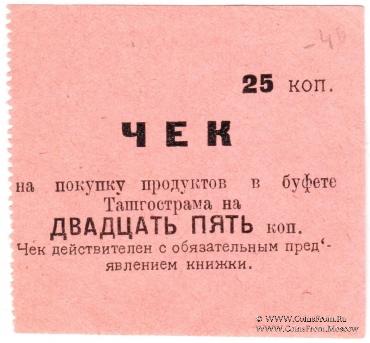 Комплект чеков 1918 г. (Ташкент)