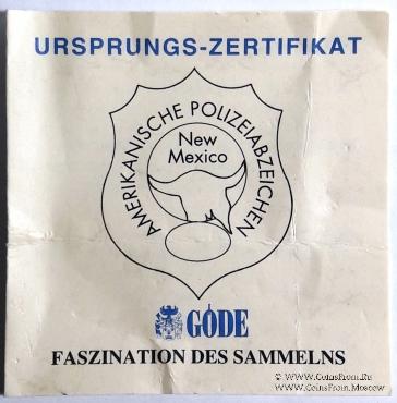 Жетон полиции. США.