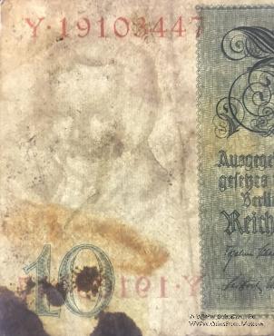 10 рейхсмарок 1929 г.