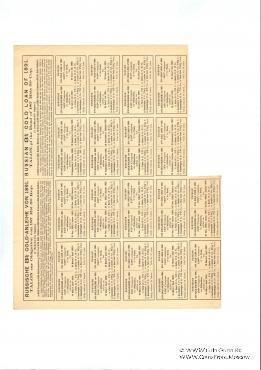 Облигация Российского 3% золотого займа 1891 года