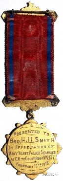 Знак Прошлого Главного Рейнджера (I.O.F. The Independent Order of Foresters )