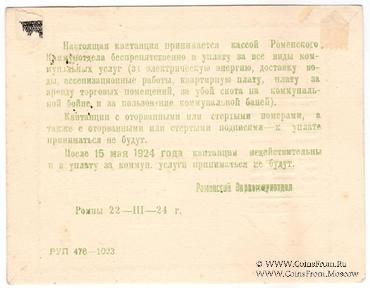 50 копеек 1924 г. (Ромны)