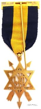 Знак 1 степени посвящения Ордена Тайных Наблюдателей. Англия.