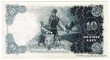 10 латов 1937 г.