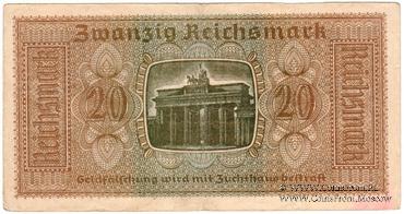 20 рейхсмарок 1939 г.