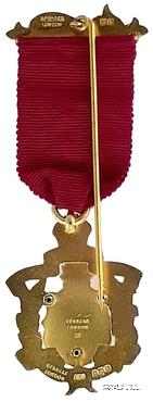 Знак RMBI 1910. STEWARD ROYAL MASONIC BENEVOLENT INST.  – Королевский Масонский Благотворительный институт