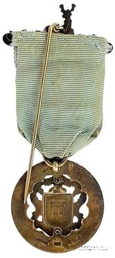 Знак RMIB 1910. STEWARD ROYAL MASONIC INSTITUTION FOR BOYS. – Королевский Масонский институт для мальчиков.