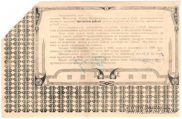 3.000 рублей 1920 г. (Вельск)