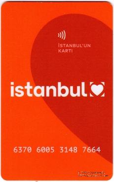 Транспортная карта Стамбула 2023 г. (Турция)