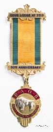 Знак 50-летие Ложи Dove Lodge № 3313