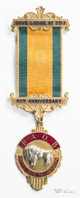 Знак 50-летие Ложи Dove Lodge № 3313