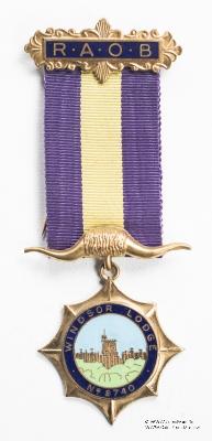 Памятный знак Виндзорская ложа № 9740