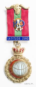 Знак RAOB на Мальдивах (о. Ган)