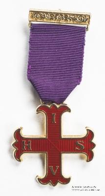 Знак 1 степени «Рыцарь Масон» Масонского и военного ордена Красного Креста Константина