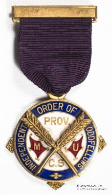 Знак за службу в качестве Секретаря (INDEPENDENT ORDER OF ODDFELLOWS – НЕЗАВИСИМЫЙ ОРДЕН ТАЙНОГО БРАТСТВА)