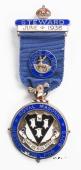 Знак RMIB 1936. STEWARD ROYAL MASONIC INSTITUTION FOR BOYS.  – Королевский Масонский институт для мальчиков.