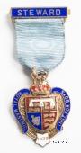 Знак RMIB 1939. STEWARD ROYAL MASONIC INSTITUTION FOR BOYS.  – Королевский Масонский институт для мальчиков.