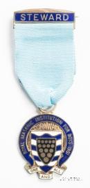 Знак RMIB 1981. STEWARD ROYAL MASONIC INSTITUTION FOR BOYS.  – Королевский Масонский институт для мальчиков.