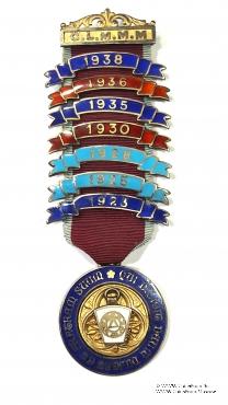 Знак STEWARD (Mark Master Mason) масонов Мастеров Метки