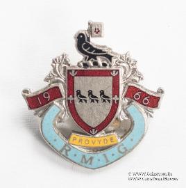 Знак RMIG 1966. STEWARD ROYAL MASONIC INSTITUTION FOR GIRLS – Королевский Масонский институт для девочек.