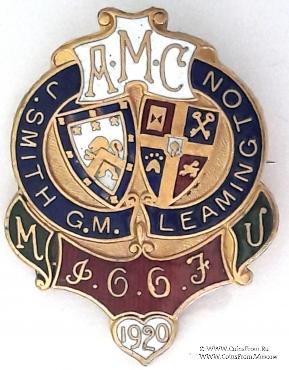 Знак ежегодной переходящей конференции (INDEPENDENT ORDER OF ODDFELLOWS – НЕЗАВИСИМЫЙ ОРДЕН ТАЙНОГО БРАТСТВА)