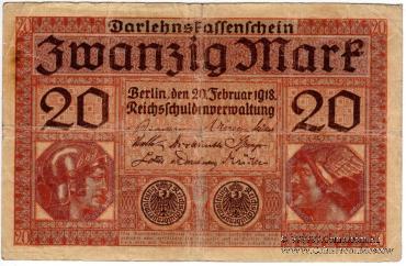 20 марок 1918 г.