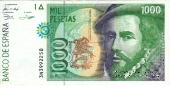 1.000 песет 1992 г.