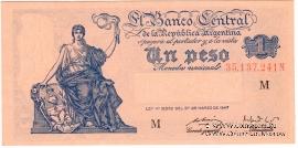 1 песо 1947 г.