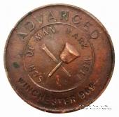 Английский Жетон Ложи Масонов Мастеров Метки «Winchester 969».