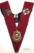 Церемониальная нашейная лента Ложи LOYAL SEDGEMOOR LODGE № 9148. 