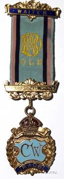 Знак за службу в качестве Городского Официанта (CW - City Waiter).