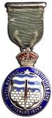 Знак RMIB 1929. STEWARD ROYAL MASONIC INSTITUTION FOR BOYS. – Королевский Масонский институт для мальчиков.