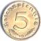 5 рейхспфеннингов 1939 г. (D)