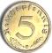5 рейхспфеннингов 1939 г. (G)