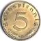 5 рейхспфеннингов 1938 г. (A)