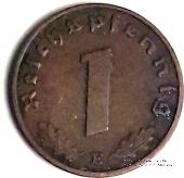  1 рейхспфеннинг 1937 г. (Е)