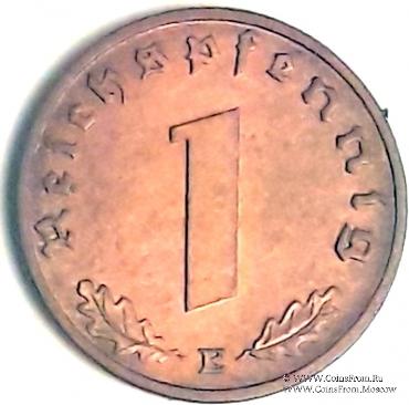 1 рейхспфеннинг 1938 г. (Е)
