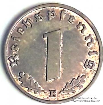 1 рейхспфеннинг 1939 г. (Е)